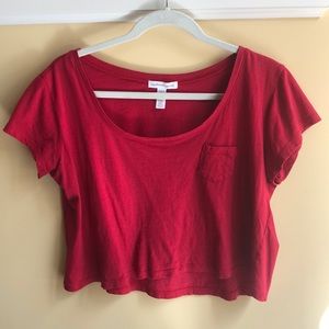 Red Crop Top
